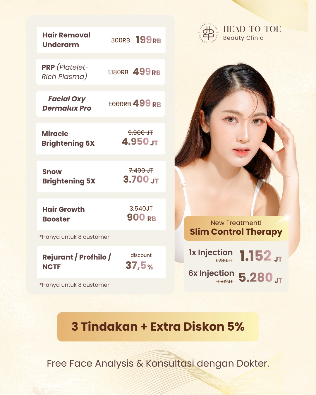 head to toe salon medan