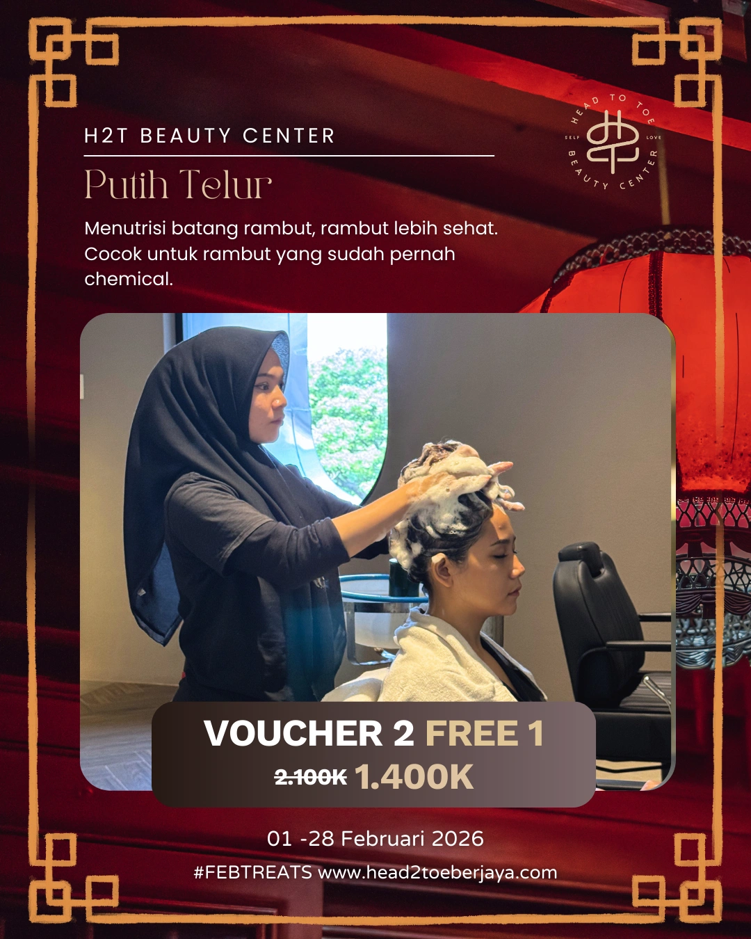 head to toe salon medan