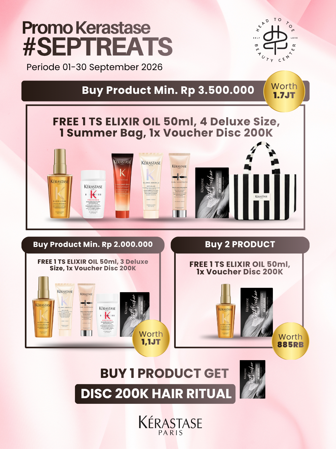 head to toe salon medan